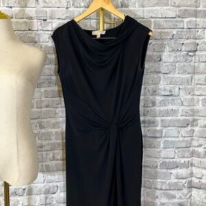 MICHAEL Michael Kors Elegant Black Midi Dress